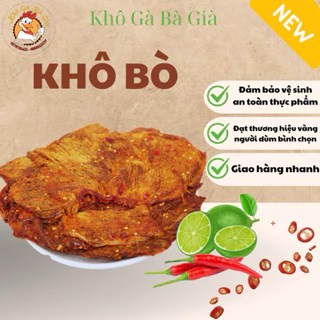 1000 Gram Khô Bò ngon đạt chuẩn ATVSTP ( Mềm ngon – đậm vị ) | Khô Gà Bà Già