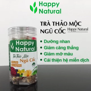 Trà Thảo Mộc Ngũ Cốc Happy Natural Dưỡng Nhan - Giảm Căng Thẳng