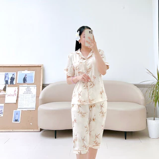 Đồ pijama nữ Lụa mango mềm mại TNQL Satino - Della White (MNL-96) & Bamboo Nude (MNL-85)