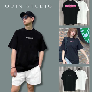 Áo thun nữ ADIDAS Basic - Áo phông nữ form rộng cổ tròn vải cotton khô phong cách streetwear hot trend brand