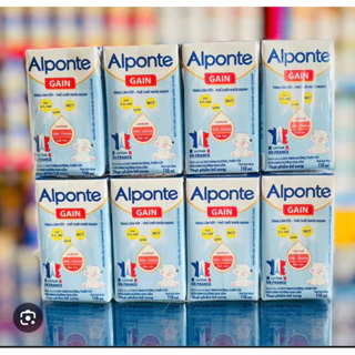 Sữa bột pha sẵn Alponte Gain 110ml- thùng 48 hộp (có tặng kèm thêm 4 hộp sữa cùng loại)