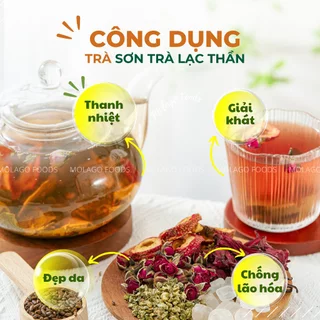 Trà thảo mộc MOLAGO FOODS Sơn Tra Lạc Thần thanh nhiệt giải độc gan đẹp da detox