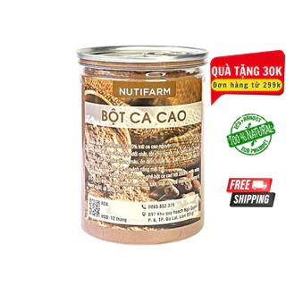 Bột cacao nguyên chất 450gr NutiFarm đặc sản đà lạt