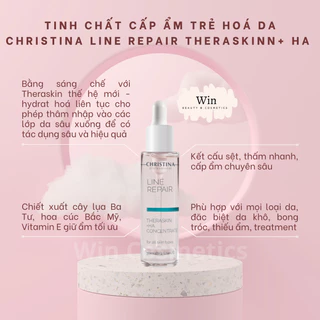 Tinh Chất Cấp Nước Christina Line Repair Theraskin +Ha Concentrate 30ml