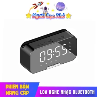 Đồng Hồ Tích Hợp Loa Bluetooth Mini Không Dây - Hiển Thị Ngày Giờ, Nhiệt Độ, Làm Đèn Ngủ, Soi Gương