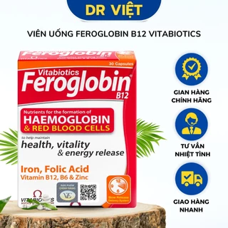 Viên uống Bổ Sung Sắt Feroglobin B12 hàng Anh cho mẹ Giúp Ngừa Thiếu Máu Bảo Vệ Sức Khỏe cho Mẹ và Thai nhi