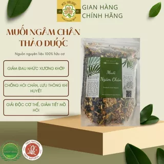 Muối ngâm chân thảo dược Mộc An giúp ngủ ngon, giảm hôi chân, tê buốt chân tay. -Thảo Dược Xanh MTL