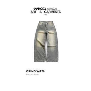 GRIND WASH BAGGY JEANS - Quần jeans wash Whose 1093