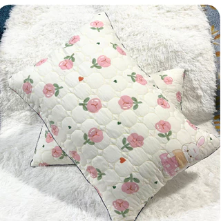 Vỏ gối nằm cotton đũi xơ đậu nành trần bông nhà NTB DECOR nằm thoáng mát hàng cao cấp