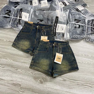 Quần short jean lai viền to, quần short jean nữ VIENS STORE