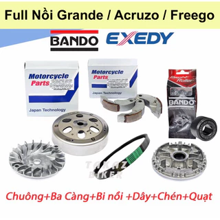 A4 [ Grande và Acruzo ] Full bộ nồi Exedy trước và sau dùng cho xe Grande và Acruzo - Công Nghệ Japan