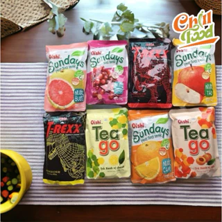 10 túi nước Oishi Sundays/ T Rexx/ Tea Go / 200ML nhiều hương vị trái cây - Chill Food