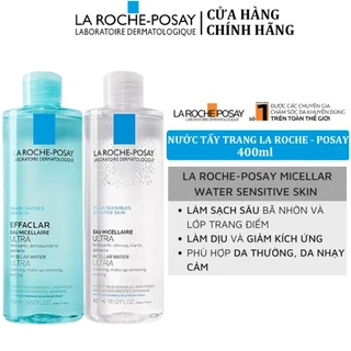 Nước tẩy trang La Roche-Posay sản xuất tại Pháp giúp làm sạch da dành cho da dầu và da nhạy cảm 400ml [ SIÊU HOT ]