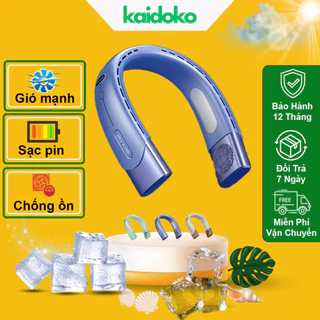 Quạt mini đeo cổ Kaidoko icaros SH13 tốc độ gió mạnh dung lượng pin lớn thiết kế nhỏ gọn