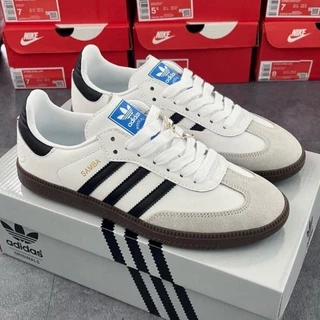 Giày Adidas Samba Classic White Nam Nữ,Giày Adidas Samba Đế Nâu Bản Đẹp Full Bill Box