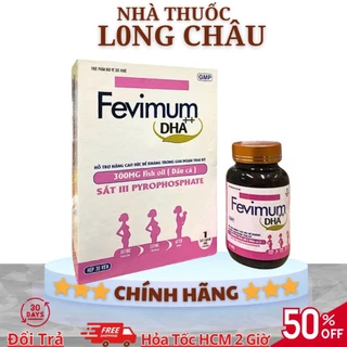 Viên sắt bổ máu Fevimum bồi bổ sức khỏe, nâng cao sức đề kháng, giúp giảm mệt mỏi trong giai đoạn thai kì 30 viên