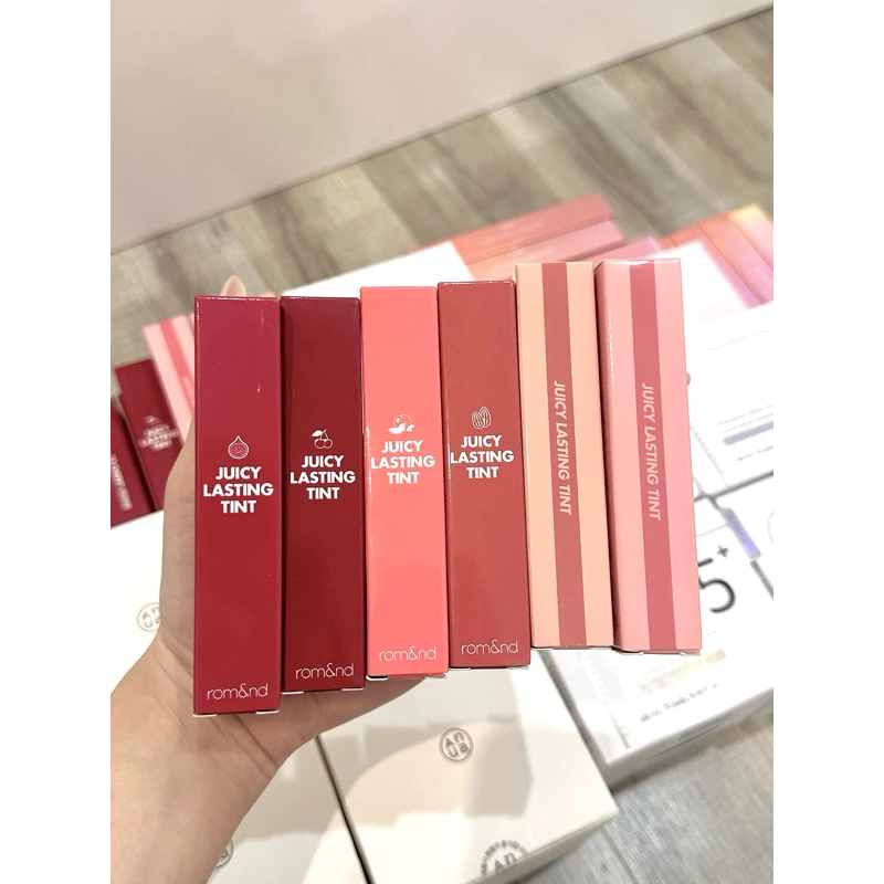 [SẴN MÀU MỚI 37-38-39] Son Tint Bóng Romand Juicy Lasting Tint