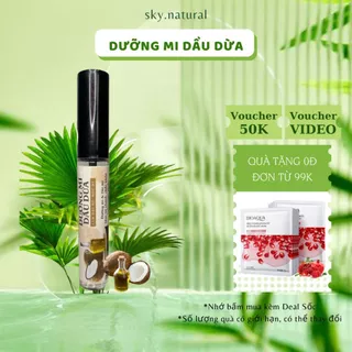 Mascara dầu dừa dưỡng mi 10ml giúp mi dài chắc khỏe an toàn lành tính organic 100% dầu dừa nguyên chất ép lạnh