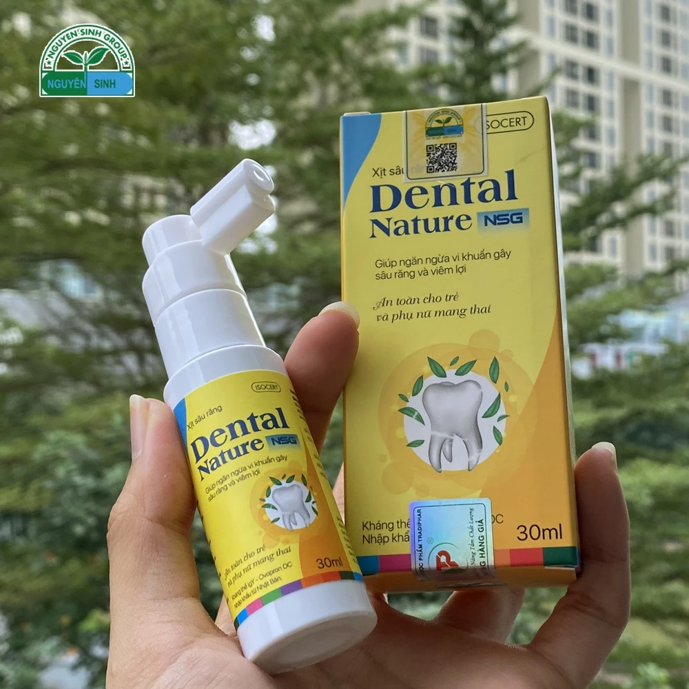 Xịt sâu răng Dental Nature NSG Chai 30ml Việt Nam