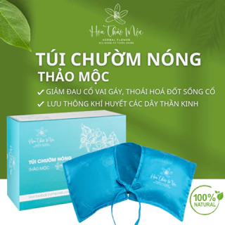 Túi Chườm Nóng Thảo Dược Vai Gáy Cổ Giảm Đau Mỏi, Căng Cứng Cơ, Đai Chườm Thảo Dược Giúp Lưu Thông Khí Huyết