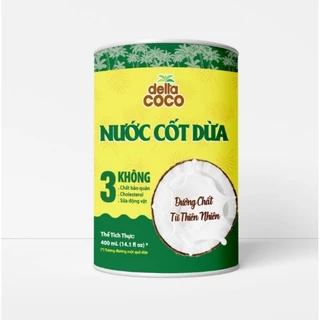 Nước cốt dừa deltacoco lớn 400ml