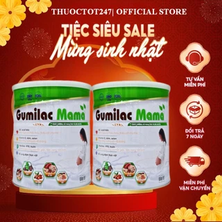 Combo 2 lon sữa hạt bầu Gumilac mama - Nhiều dưỡng chất, thơm ngon dễ uống 650G