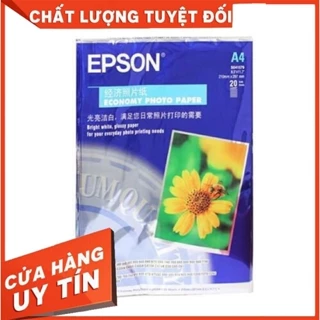 Giấy in ảnh epson hoa cúc Đl 200g (tập 20 tờ)