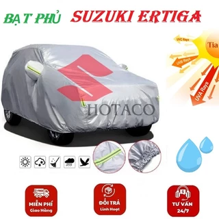 ⚡BẢO HÀNH 5 THÁNG⚡Bạt phủ ô tô, áo trùm xe, bạt che nắng mưa VẢI DÙ cho xe SUZUKI ERTIGA, XL7