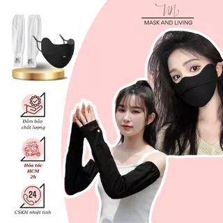 Khẩu Trang Thời Trang Unisex Cao Cấp Fashion Masks 5D Vải Thoáng Lót Mềm Êm Ái Dây Đeo Rút Co Giãn