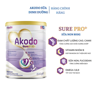 Sữa Bột Dinh Dưỡng Akodo Sure Pro Tăng Cường Sức Khỏe Hộp 900g