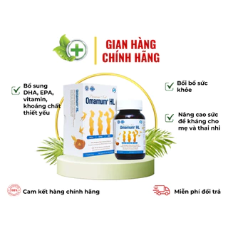 PREMIUM NEST OMAMUM+ HL - BỔ SUNG DHA, EPA, VITAMIN, KHOÁNG CHẤT, NÂNG CAO SỨC ĐỀ KHÁNG CHO PNMT