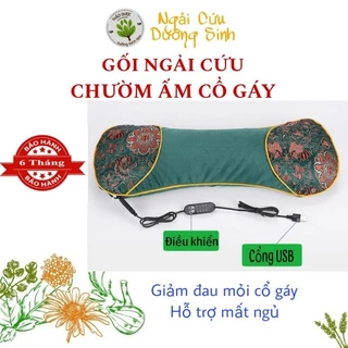 Gối Chườm Cổ Ngải Cứu - Gối Chườm Kê Cổ