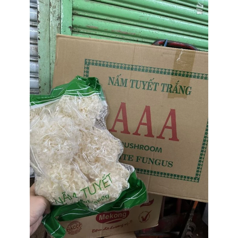 Nấm tuyết bông trắng đẹp 1 gói 500g