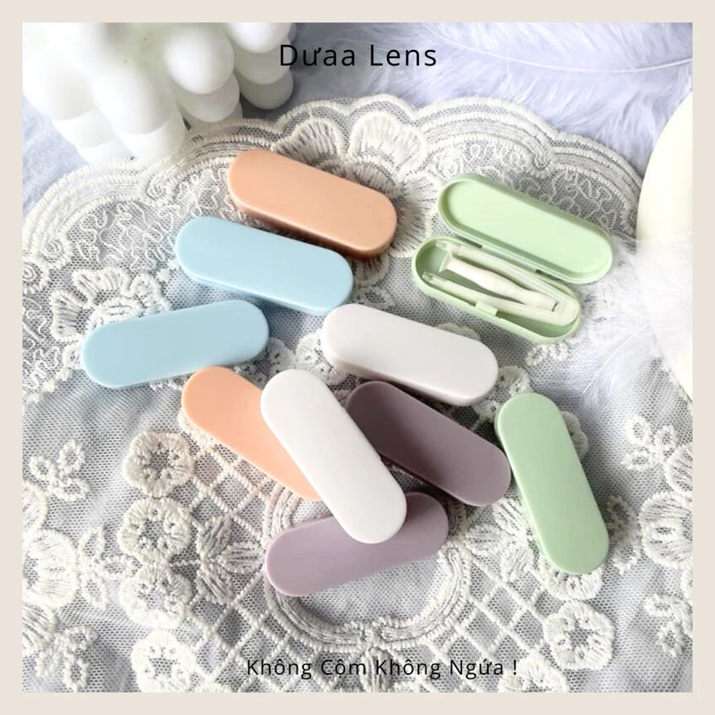 DƯAA LENS Bộ Dụng Cụ Đeo Kèm Nhíp Gắp Lens Đơn Giản