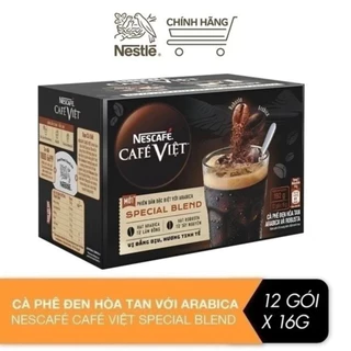 Cà Phê Đen Hòa Tan Nescafé Café  Arabica Và Robusta Nescafé Special Blend (Hộp 12 Gói x 16g)