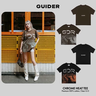 Áo Thun Guider Local Brand Unisex Oversize Cổ Tròn 100% Cotton Dày Dặn Form Boxy - GAT24