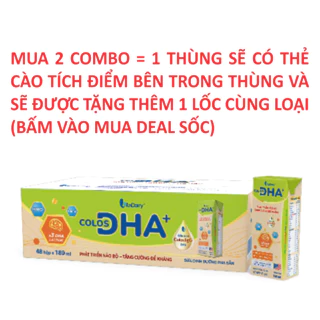 [HSD T12-2024] Combo 24 Hộp Sữa Bột Pha Sẵn Colos DHA+ 180ml