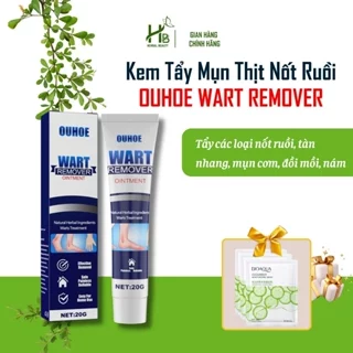 Kem tẩy mụn thịt nốt ruồi OUHOE WART REMOVER, kem Ouhoe Wart Remover tẩy mụn cóc nhanh chóng 20gr - HERBAL BEAUTY