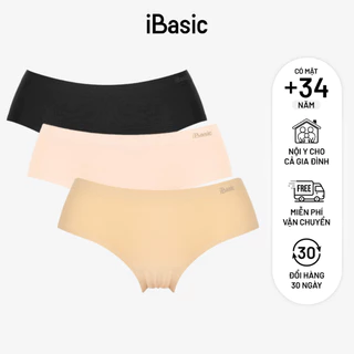 Combo 3 quần lót nữ lưng vừa không đường may iBasic V188