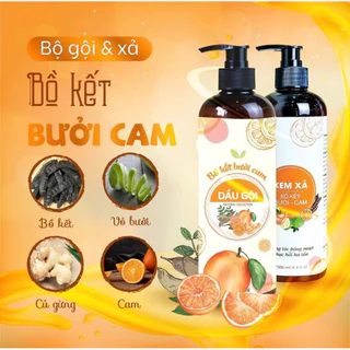 Dầu xả bồ kết bưởi cam làm mượt và phục hồi tóc hư tổn 500ml