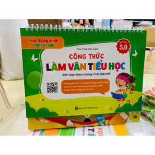 Lịch sổ tay công thức làm văn tiểu học dạng chữ A