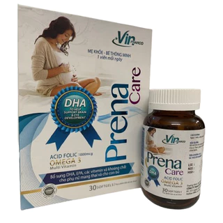 Viên uống bổ bầu Prena Care bổ sung DHA, EPA và các vitamin tổng hợp cho mẹ bầu