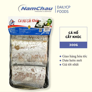 Cá Hố cắt khúc HTK khay 300gr, cá hố sơ chế sẵn chiên/rán thơm ngon tiện lợi [HN giao hàng hỏa tốc]