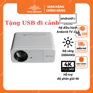 Máy Chiếu Z8 Fly - Full HD 1080P |Tặng USB Đi Cảnh| Dùng Xem Phim, Đi Cảnh Bay Phòng