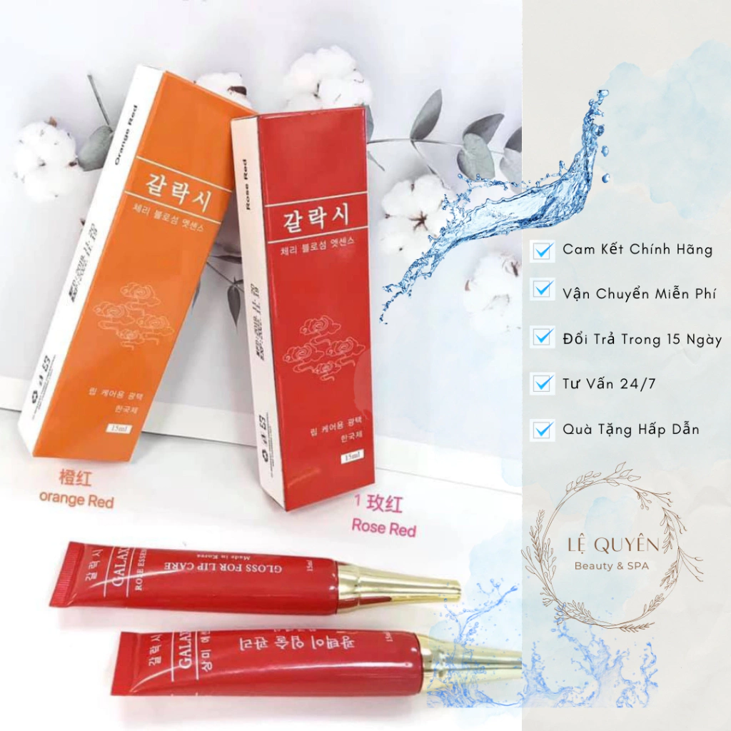 Dưỡng môi kích màu GALAXI Hàn Quốc 15ml (Chính hãng 100%) son dưỡng môi sau phun xăm lên màu chuẩn tông hàng chính hãng