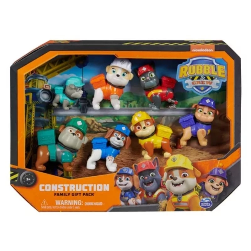 Set 7 chó cứu hộ Paw Patrol Construction Family Gift Pack