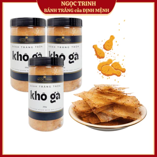 (Hủ 250G) Bánh Tráng Trộn Khô Gà Chất Lượng Cao Cấp Thương Hiệu Đẳng Cấp Hàng Đầu Bánh Tráng Ngọc Trinh