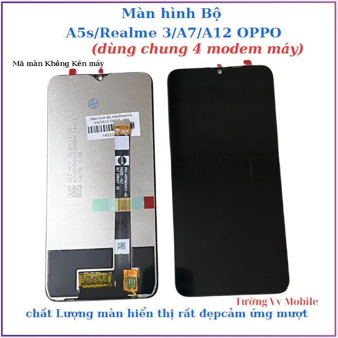 Màn hình bộ oppo a5s/a7/a12/realme 3,dùng để thay thế