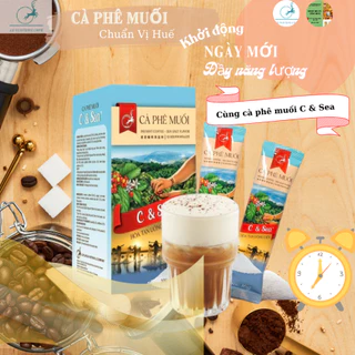 Cà Phê Muối & Sầu Riêng ,Cà Phê Hòa Tan Loại Đặc Biệt Thơm Ngon Tiện Lợi - C& Sea, Le Plateau Coffee