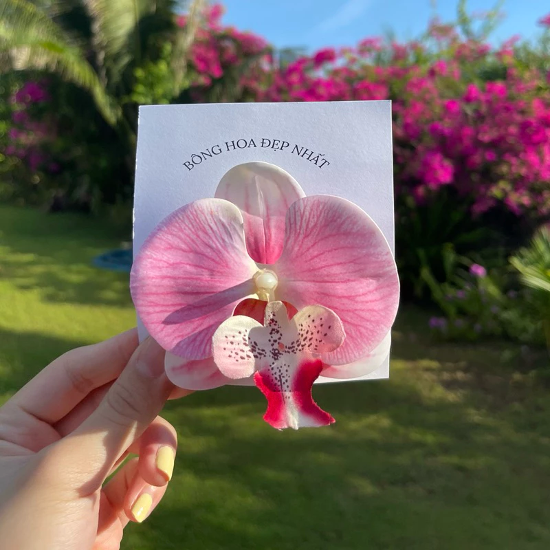 KẸP TÓC HOA LAN SIZE NHỎ [Orchidlover.shop]